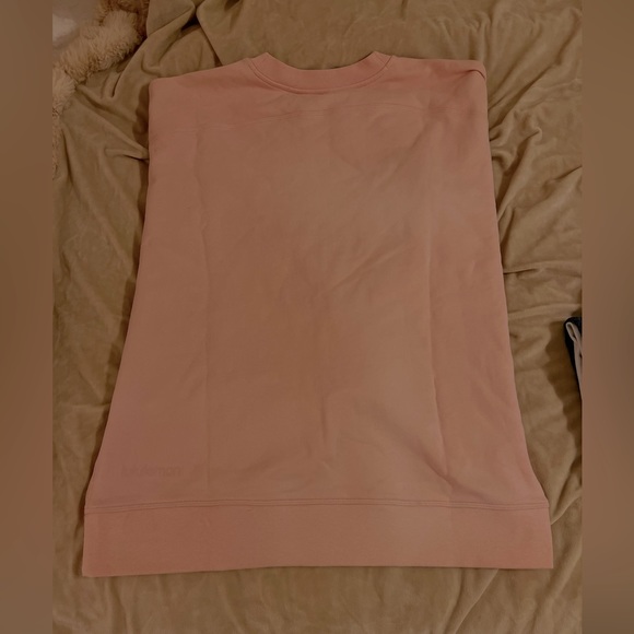 Lululemon oversized crewneck cotton sweatshirt small medium lightweight logo - Picture 5 of 5